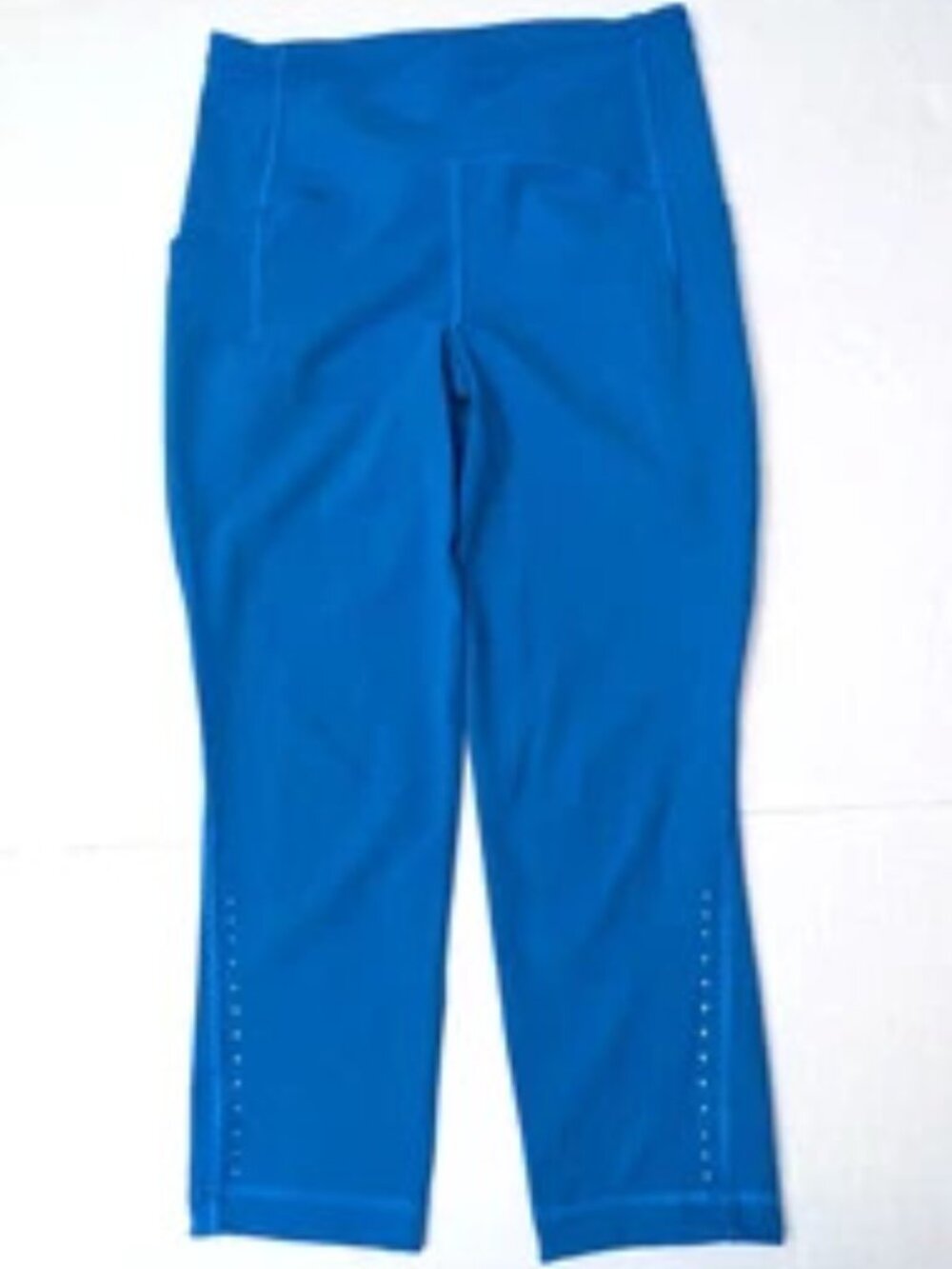 Lululemon Swift Speed Women's High Rise Bright Blue Crop Leggings Size 6 NWOT